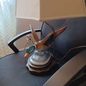 Vintage Antique Duck Lamp